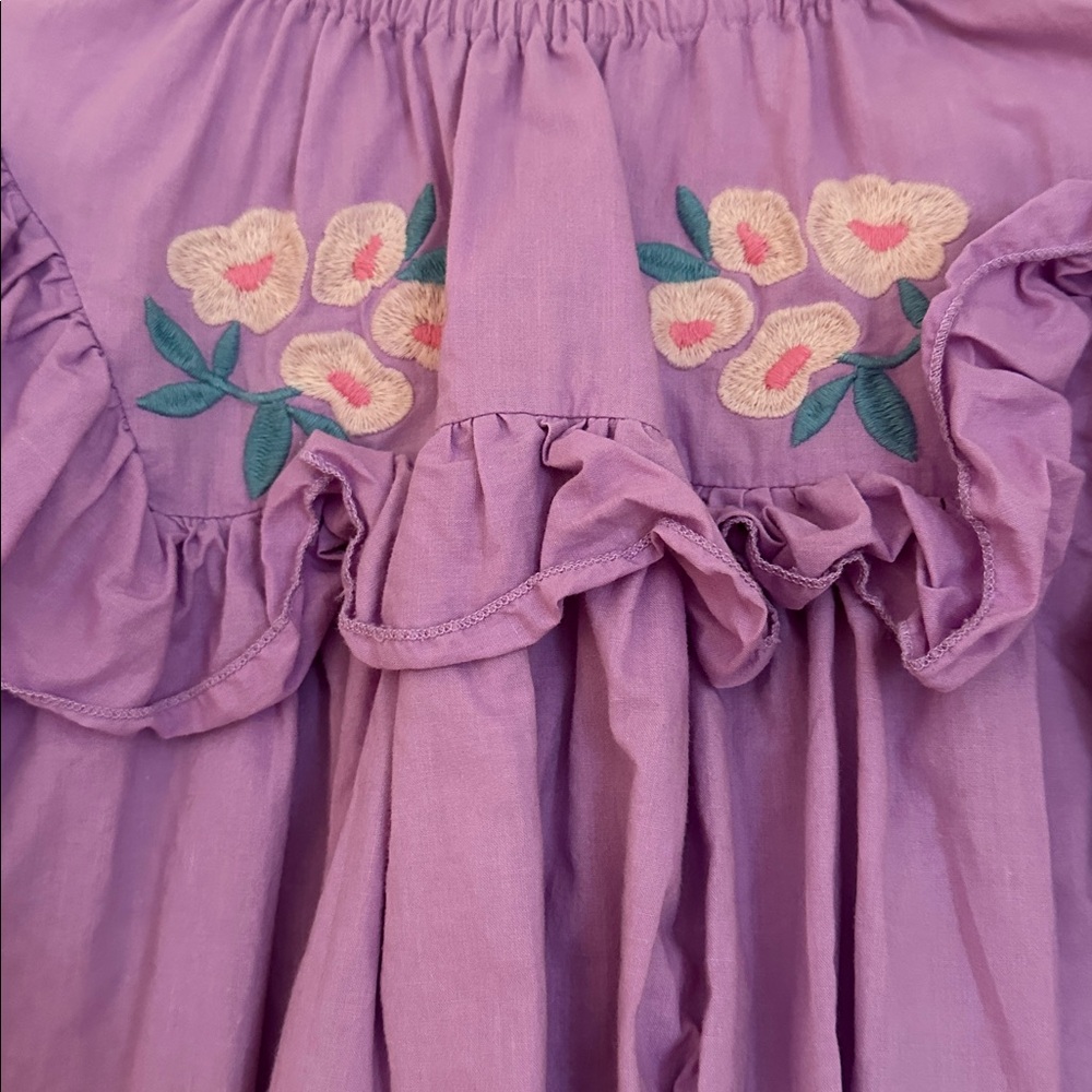 Bloom Lavender Ruffled Top - Picture 2 of 4